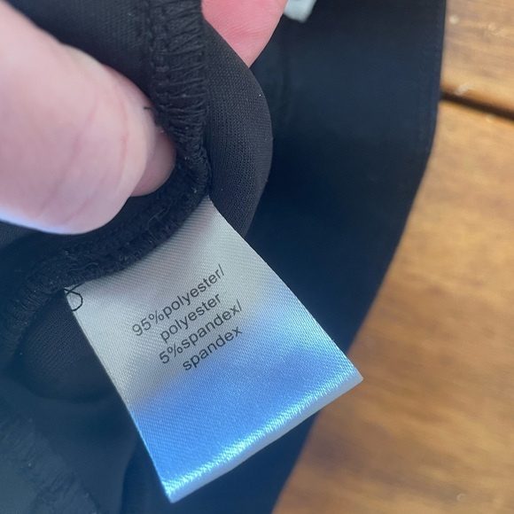 Pam & Gela Black Front Slit Cigarette Pants Size Small S - Picture 10 of 12